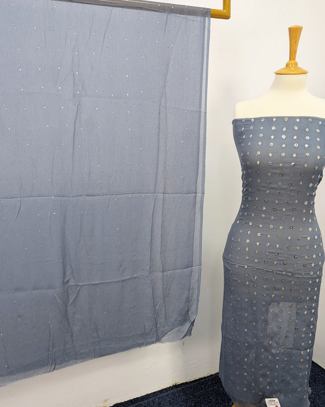Hand Made Fancy Chiffon with Mukesh Work