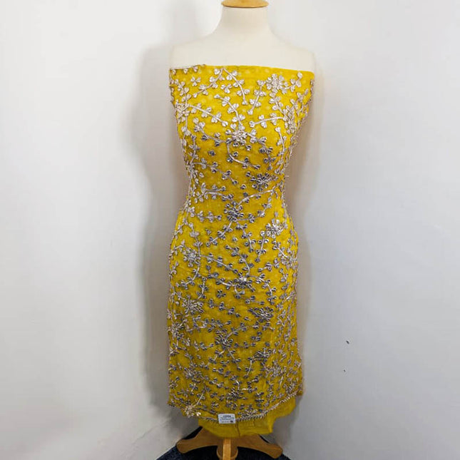 Bamber Chiffon With Chunnri And Gotta Work 2PC Unstitched