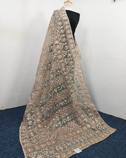 Handmade Full Jaal Gotta Work Organza Dupatta