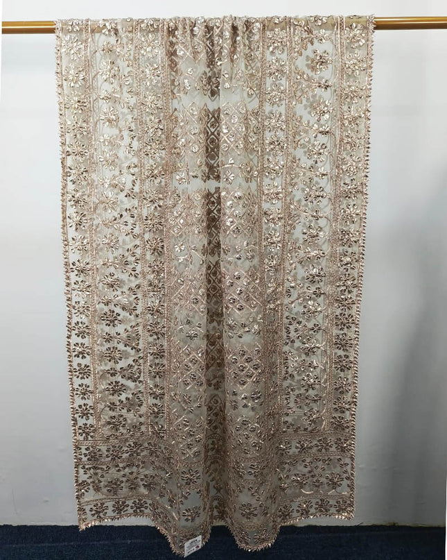 Handmade Full Jaal Gotta Work Organza Dupatta