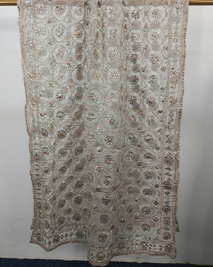 Handmade Full Jaal Gotta Work Organza Dupatta