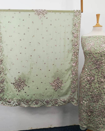 Handmade Gotta Work Chiffon 2PC Unstitched