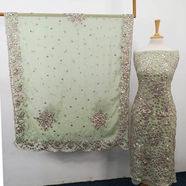 Handmade Gotta Work Chiffon 2PC Unstitched