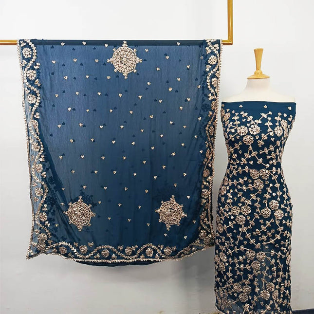 Handmade Gotta Work Chiffon 2PC Unstitched