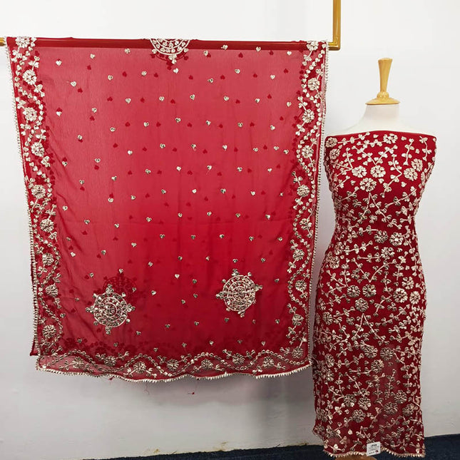 Handmade Gotta Work Chiffon 2PC Unstitched