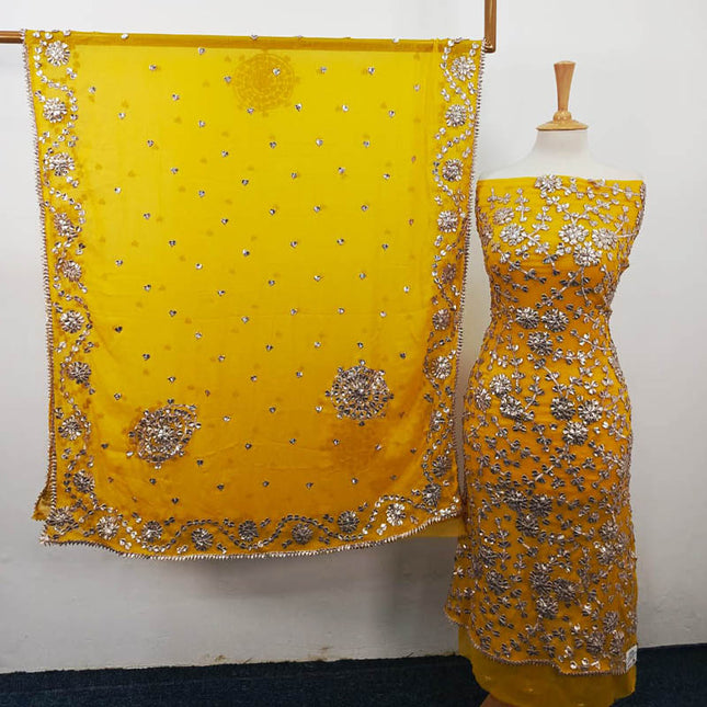 Handmade Gotta Work Chiffon 2PC Unstitched