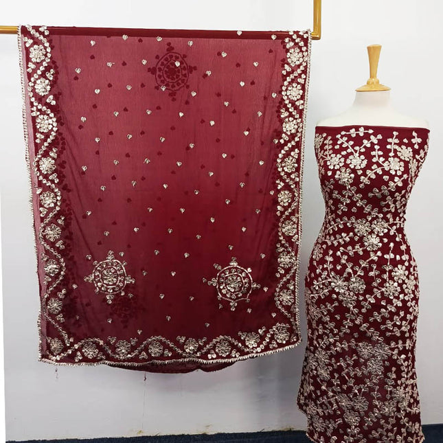 Handmade Gotta Work Chiffon 2PC Unstitched