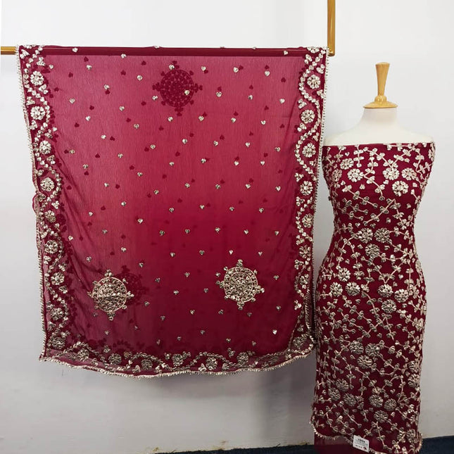 Handmade Gotta Work Chiffon 2PC Unstitched