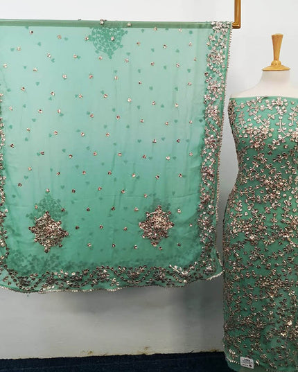 Handmade Gotta Work Chiffon 2PC Unstitched