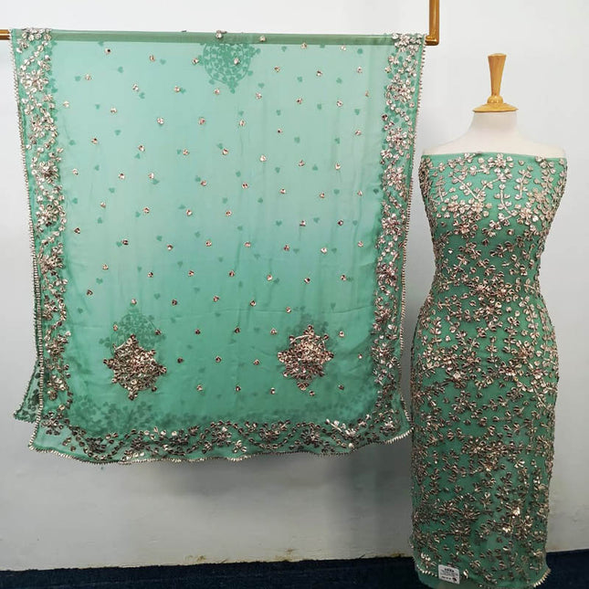 Handmade Gotta Work Chiffon 2PC Unstitched