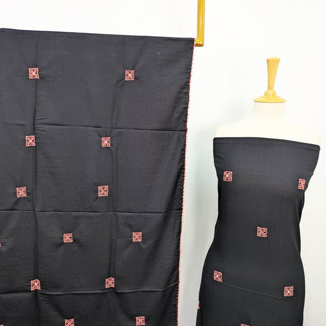 Marina With Tarkashi And Pakka  Sheesha Work 3PC Unstitched