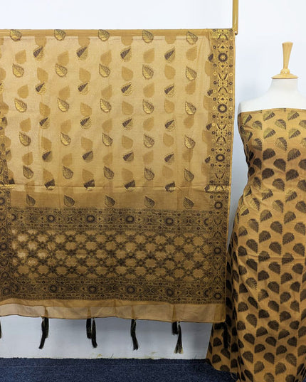 Fancy Indian Silk With Banarasi Work 2PC Unstitched