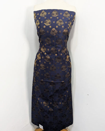 Indian Silk with Indian Banarasi Work 2PC Unstitched