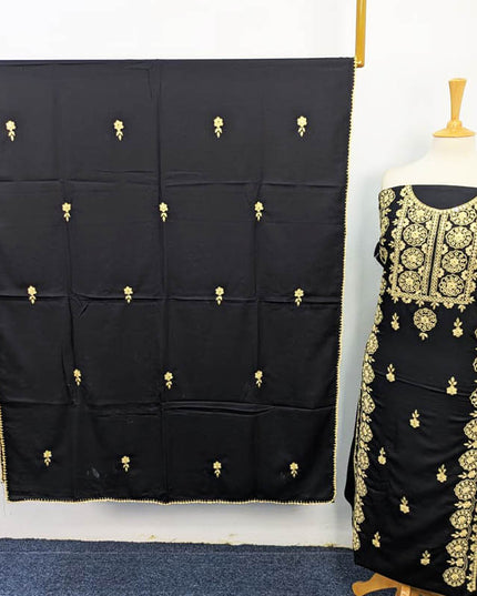 Marina With Tarkashi And Pakka  Sheesha Work 3PC Unstitched
