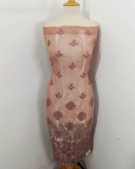 Embroidered Silk With Net Dupatta 2PC Unstitched