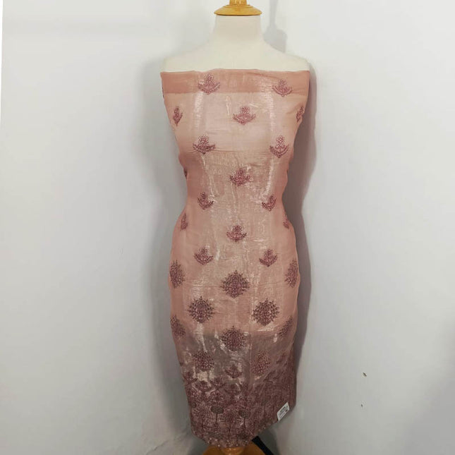 Embroidered Silk With Net Dupatta 2PC Unstitched