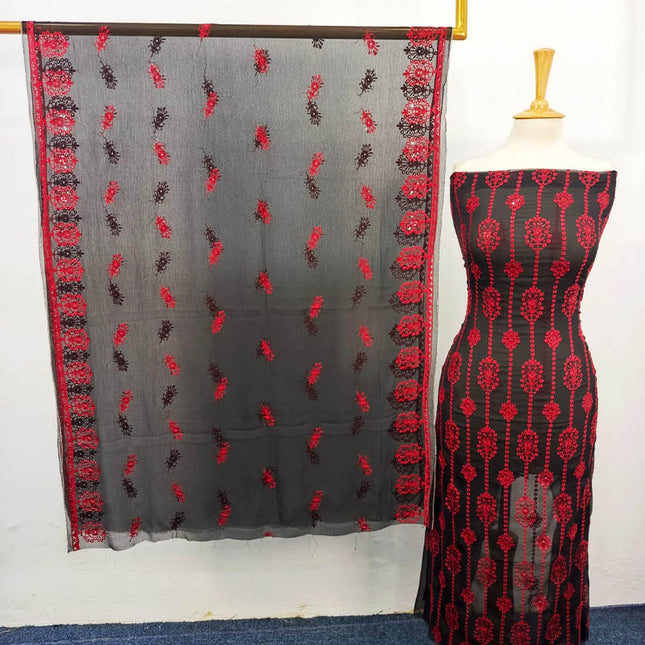 Embroidered Chiffon 2PC Unstitched