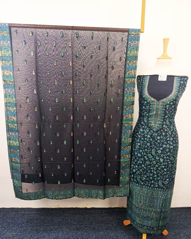 Premium Pure Kani Silk 3PC Unstitched