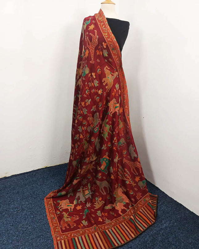 Exquisite Pure Original  Kani Silk Shawl
