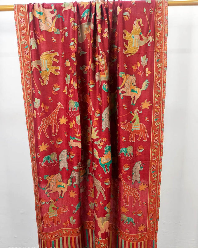 Exquisite Pure Original  Kani Silk Shawl