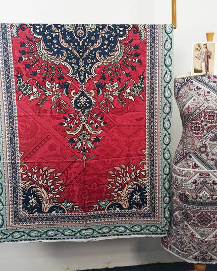 Premium Digital Printed Linen Slub 3PC Unstitched Paltar Vol-3