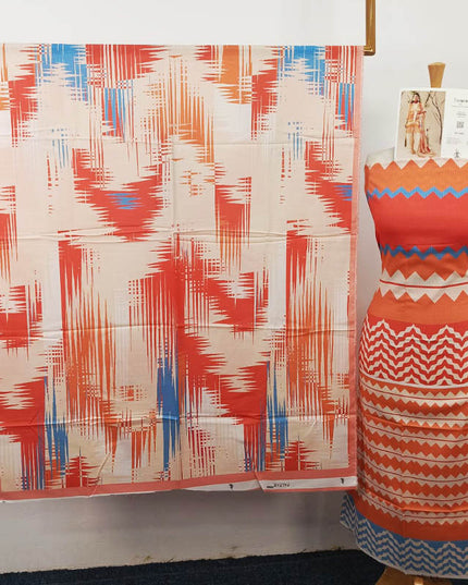 Premium Digital Printed Linen Slub 3PC Unstitched Paltar Vol-3