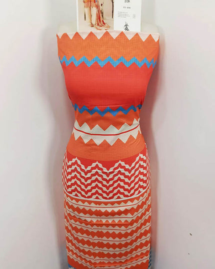 Premium Digital Printed Linen Slub 3PC Unstitched Paltar Vol-3