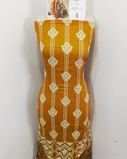 Premium Digital Printed Linen Slub 3PC Unstitched Paltar Vol-3