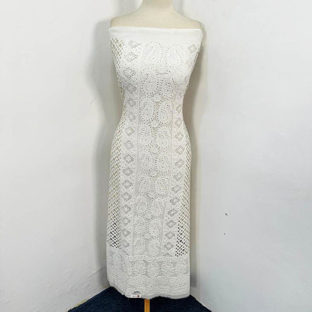 Fancy Chikankari + Mukesh Work Indian Chiffon 2PC Unstitched