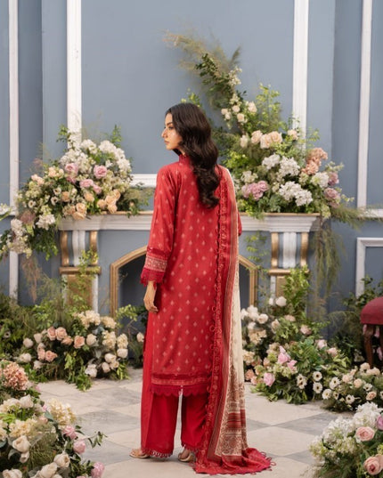 Digital Printed Linen 3PC Unstitched Mausummery Vol-03