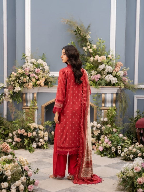 Digital Printed Linen 3PC Unstitched Mausummery Vol-03