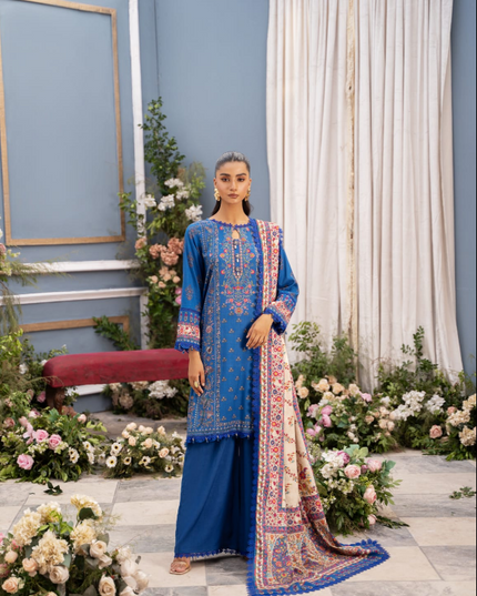 Digital Printed Linen 3PC Unstitched Mausummery Vol-03