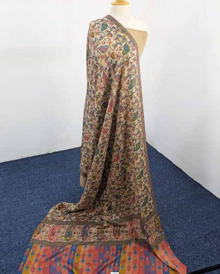 Fancy Digital Printed Wool Shawl  ( Ready To Wear )