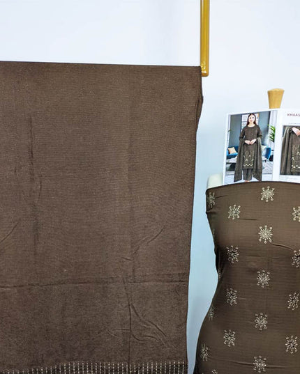 Luxury Embroidered Dhanak 3PC Unstitched - Saeed Anmol Vol -1888