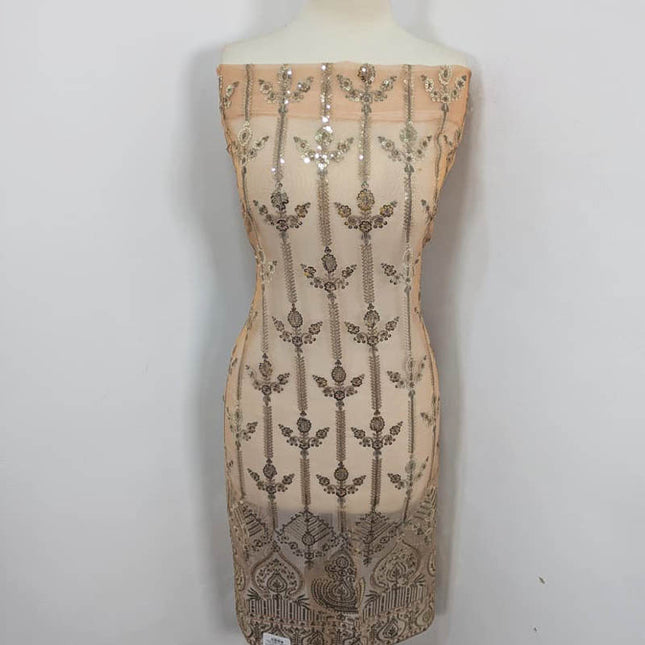 Fancy Embroidered + Sitara Work Silk 2PC Unstitched