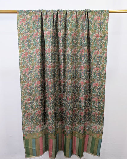 Fancy Digital Printed Wool Shawl  ( Ready To Wear )