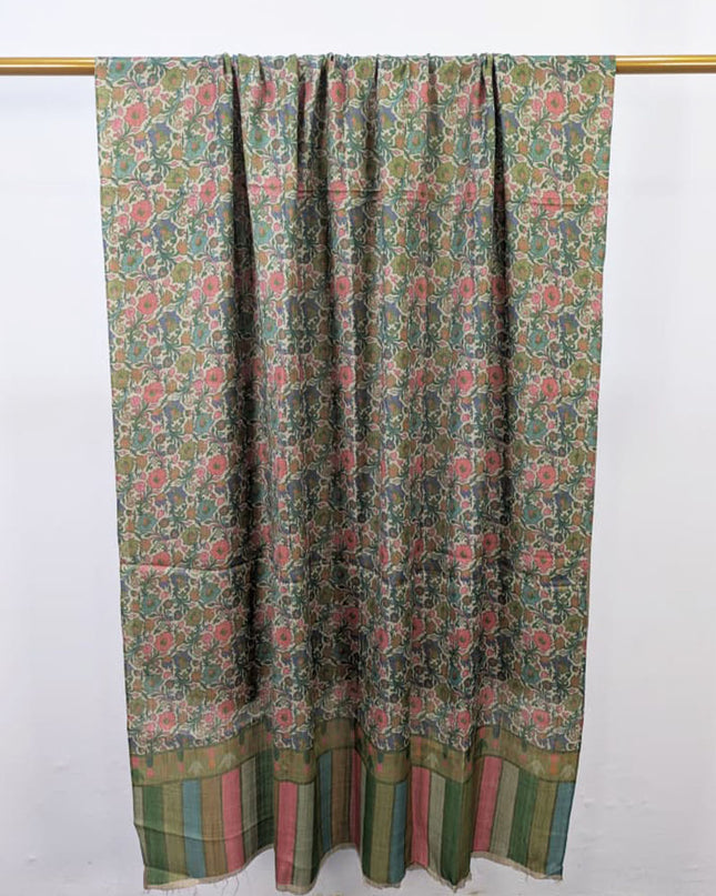 Fancy Digital Printed Wool Shawl  ( Ready To Wear )