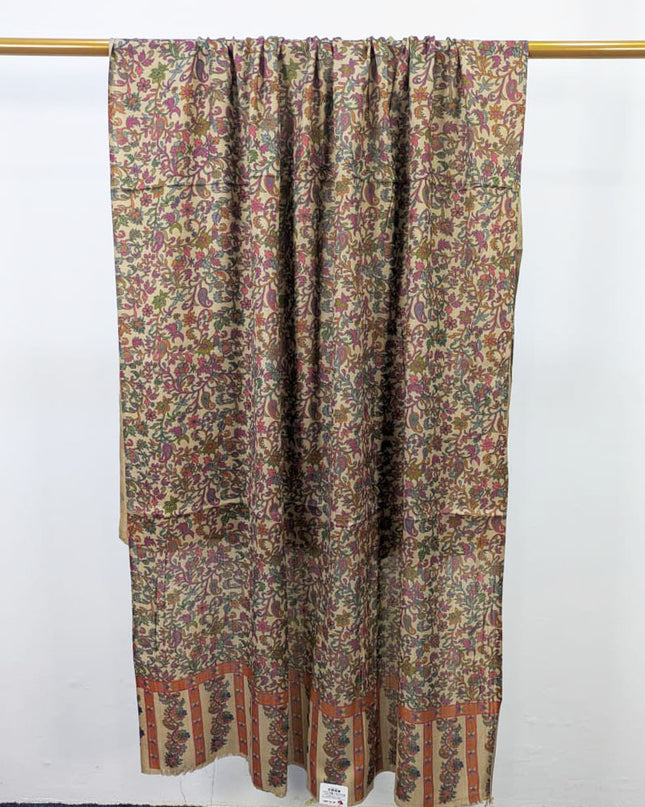 Fancy Digital Printed Wool Shawl  ( Ready To Wear )