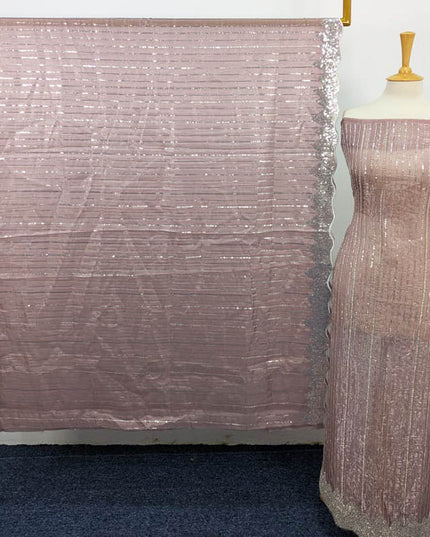 Silk Cut Dana With Embroidered  Sitara Work Dupatta  2PC Unstitched