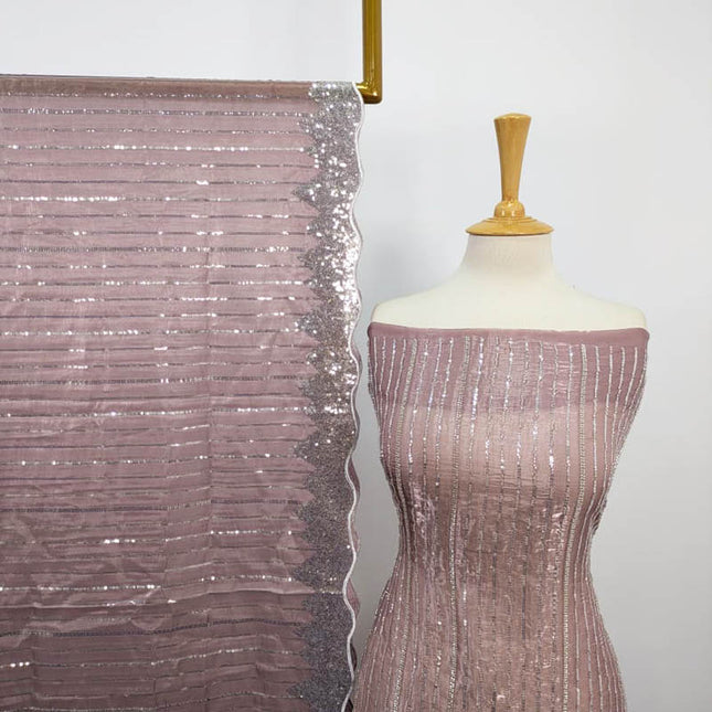 Silk Cut Dana With Embroidered  Sitara Work Dupatta  2PC Unstitched