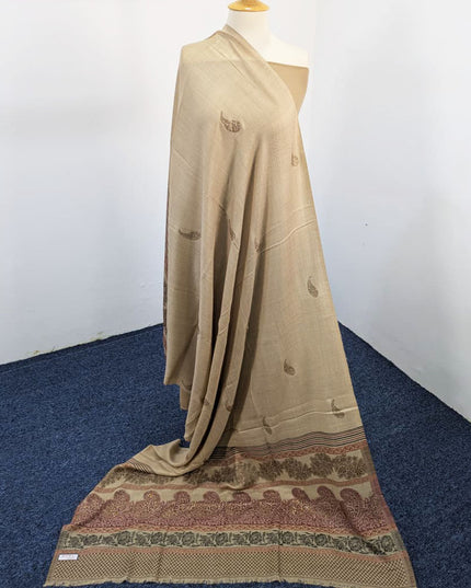 Fancy Digital Printed Wool Shawl  ( Ready To Wear )