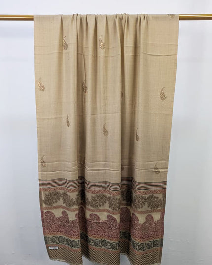 Fancy Digital Printed Wool Shawl  ( Ready To Wear )