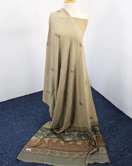 Fancy Digital Printed Wool Shawl  ( Ready To Wear )