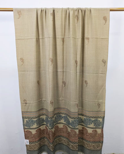 Fancy Digital Printed Wool Shawl  ( Ready To Wear )