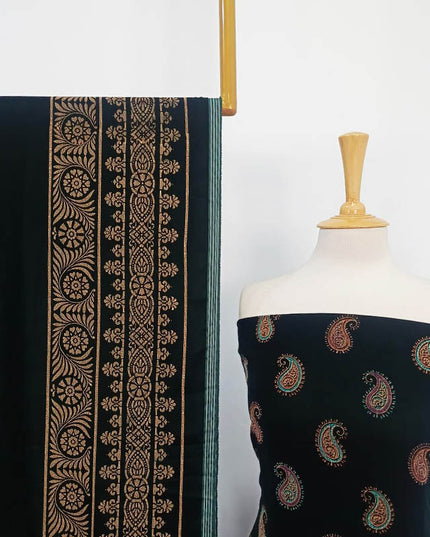 Fancy Embroidered Velvet 3PC Unstitched