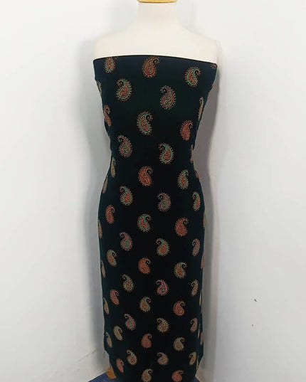 Fancy Embroidered Velvet 3PC Unstitched