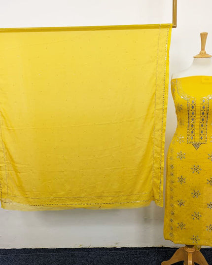 Handmade Mukesh Work Chiffon 2PC Unstitched