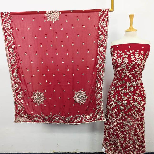 Handmade Gotta Work Chiffon 2PC Unstitched