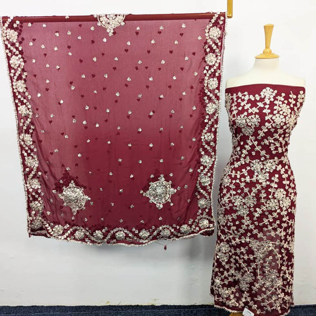 Handmade Gotta Work Chiffon 2PC Unstitched