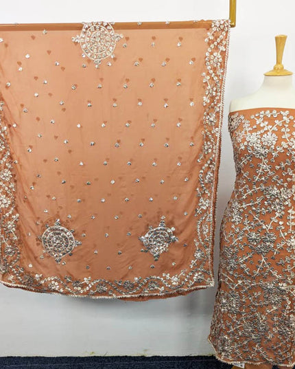 Handmade Gotta Work Chiffon 2PC Unstitched